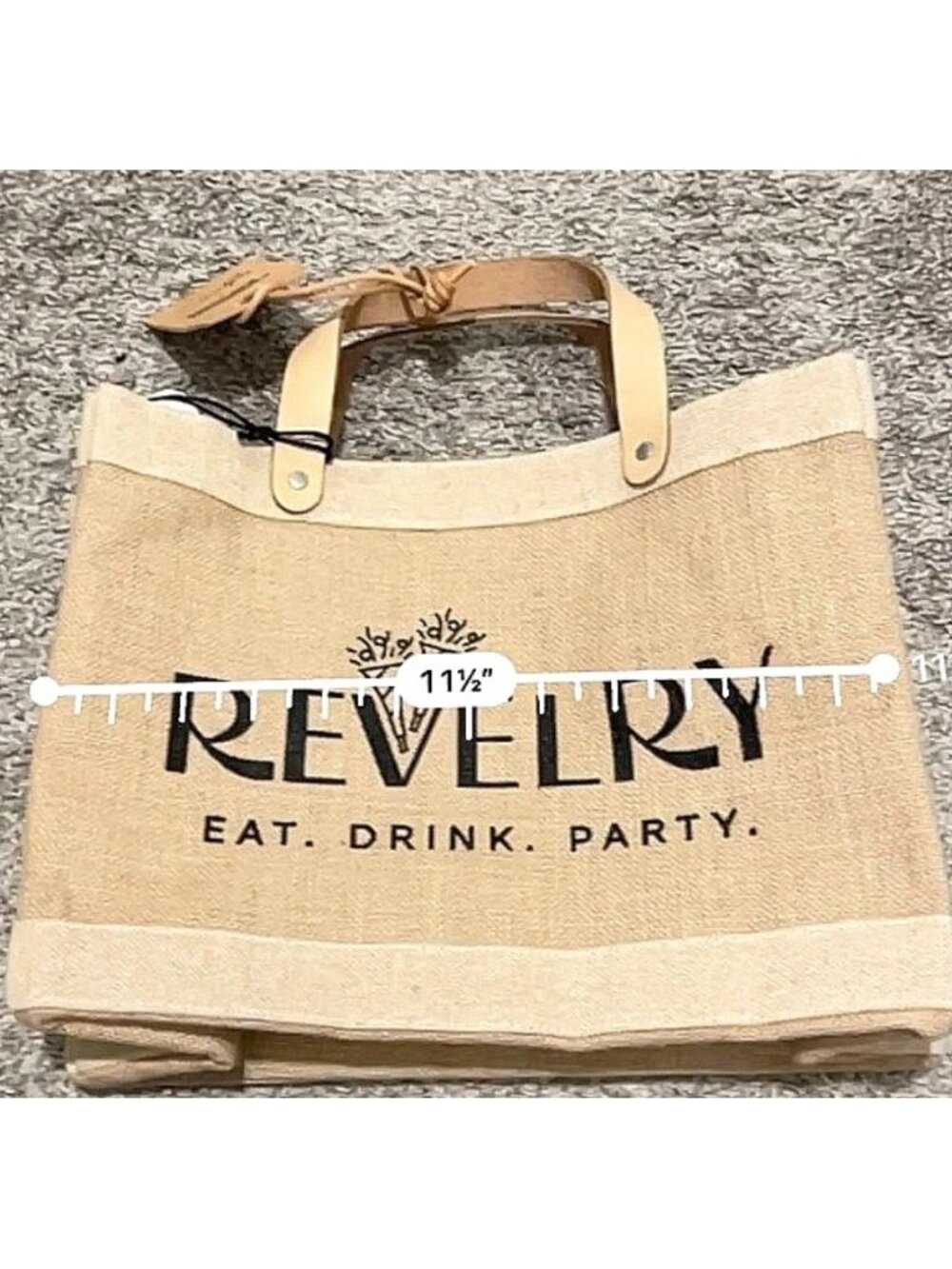 BNWT Apolis x Revelry Shopper Tote/Market Bag